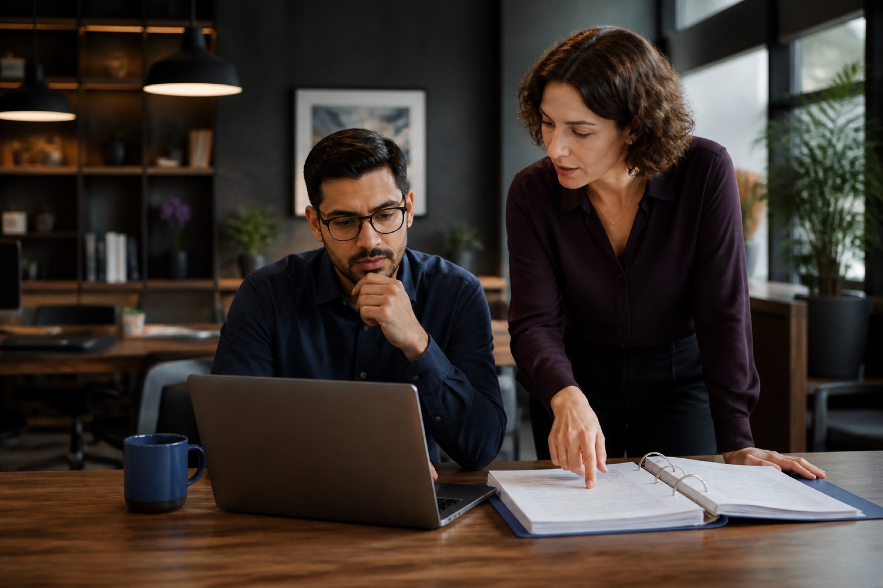 Team members finding approved company knowledge